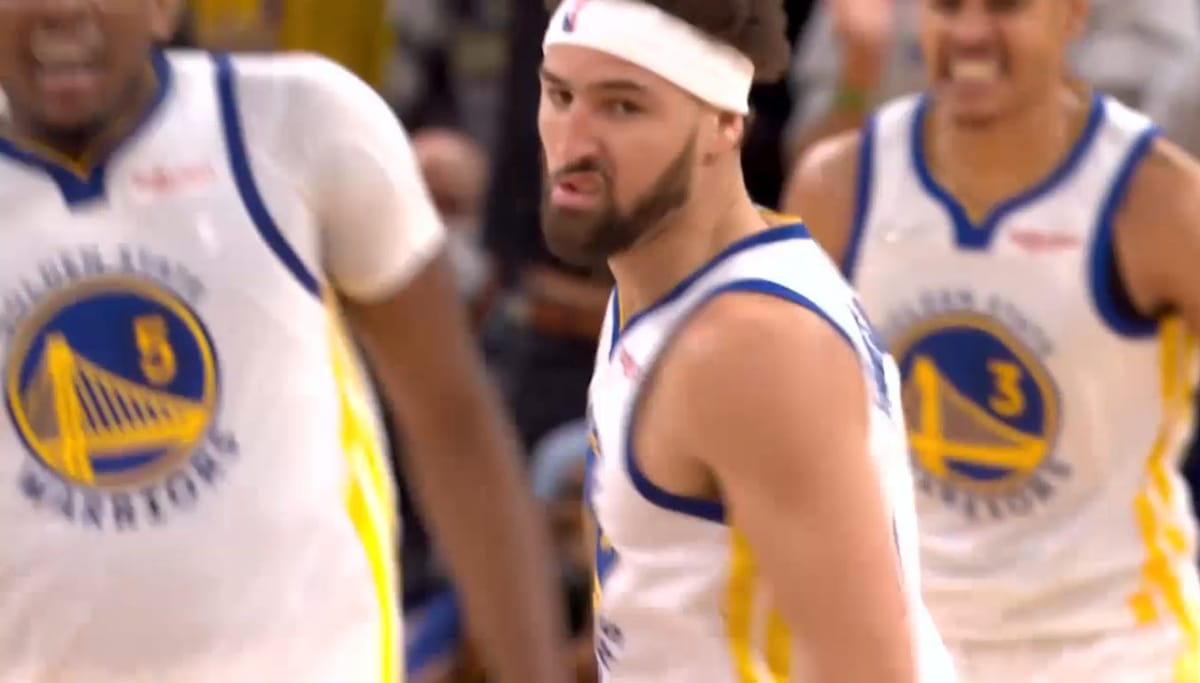 Klay is back in the building