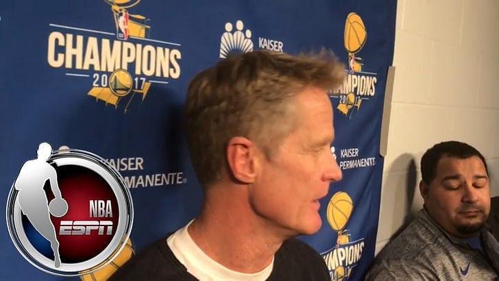 The Warriors let Steve Kerr down