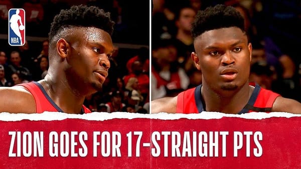 Zion and the zoned-out big man
